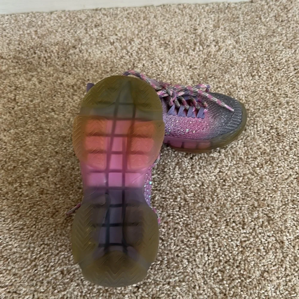Steve Madden Girls J-Miss Ombre Rhinestone Sneakers